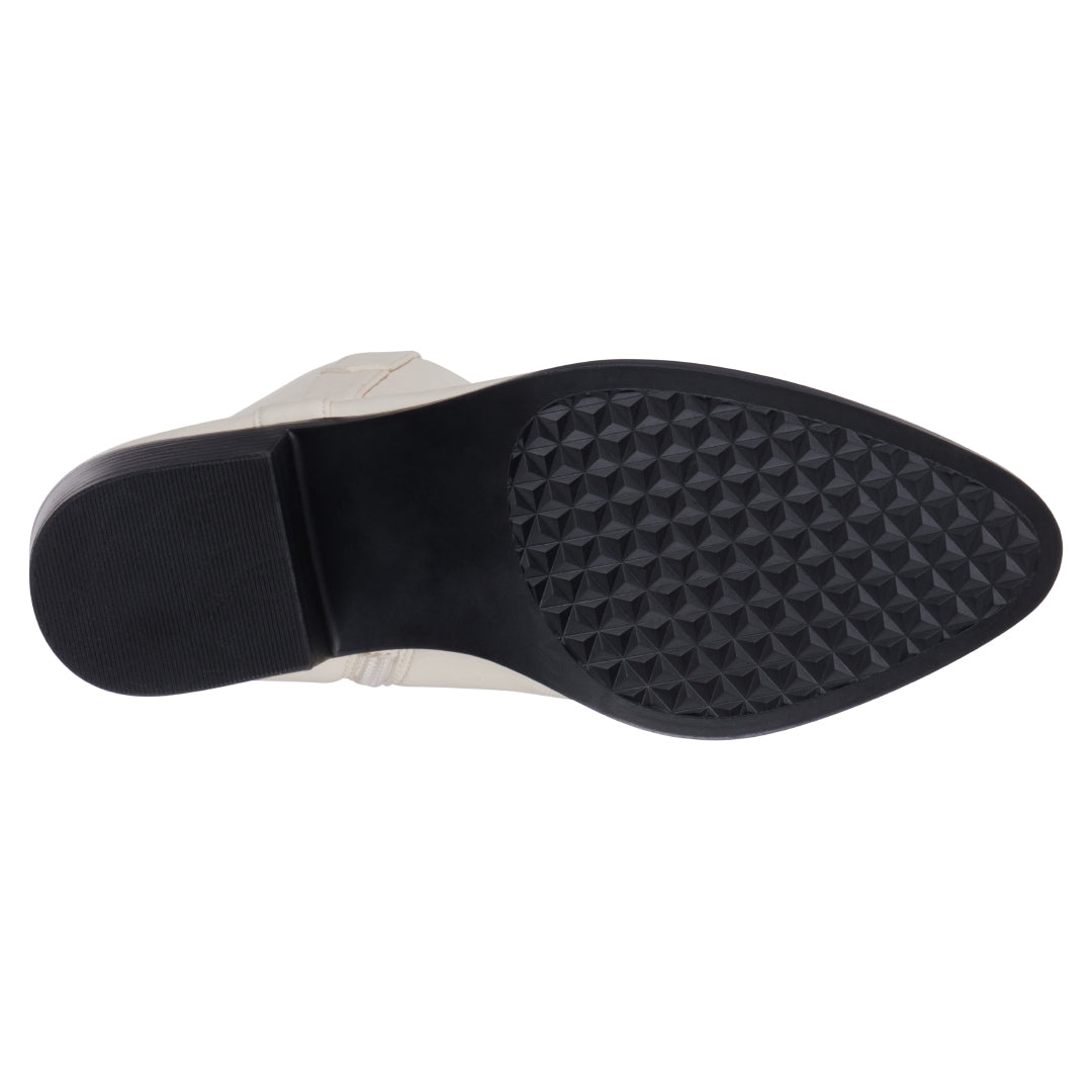 Women's Qakley Off White Bootie