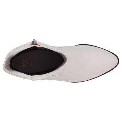Women's Qakley Off White Bootie